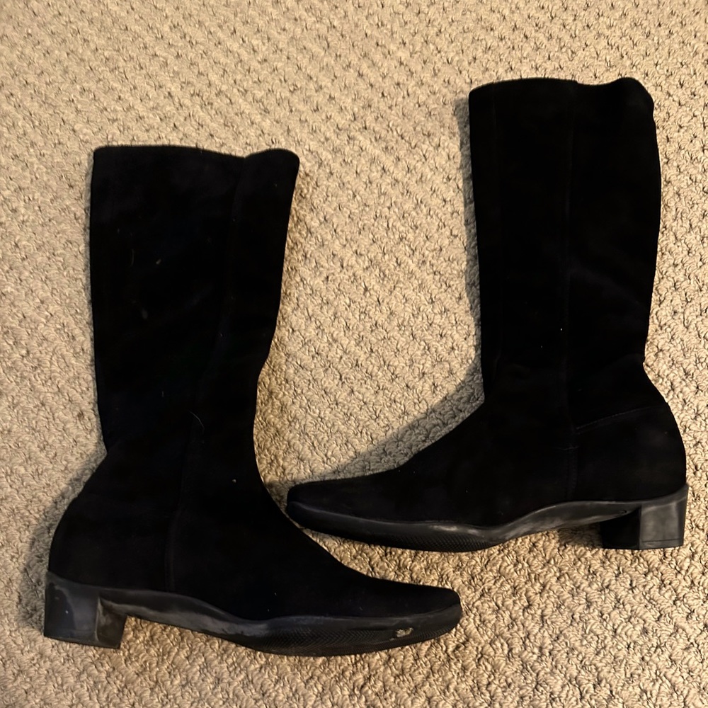 Prada suede boots only worn once!!!
